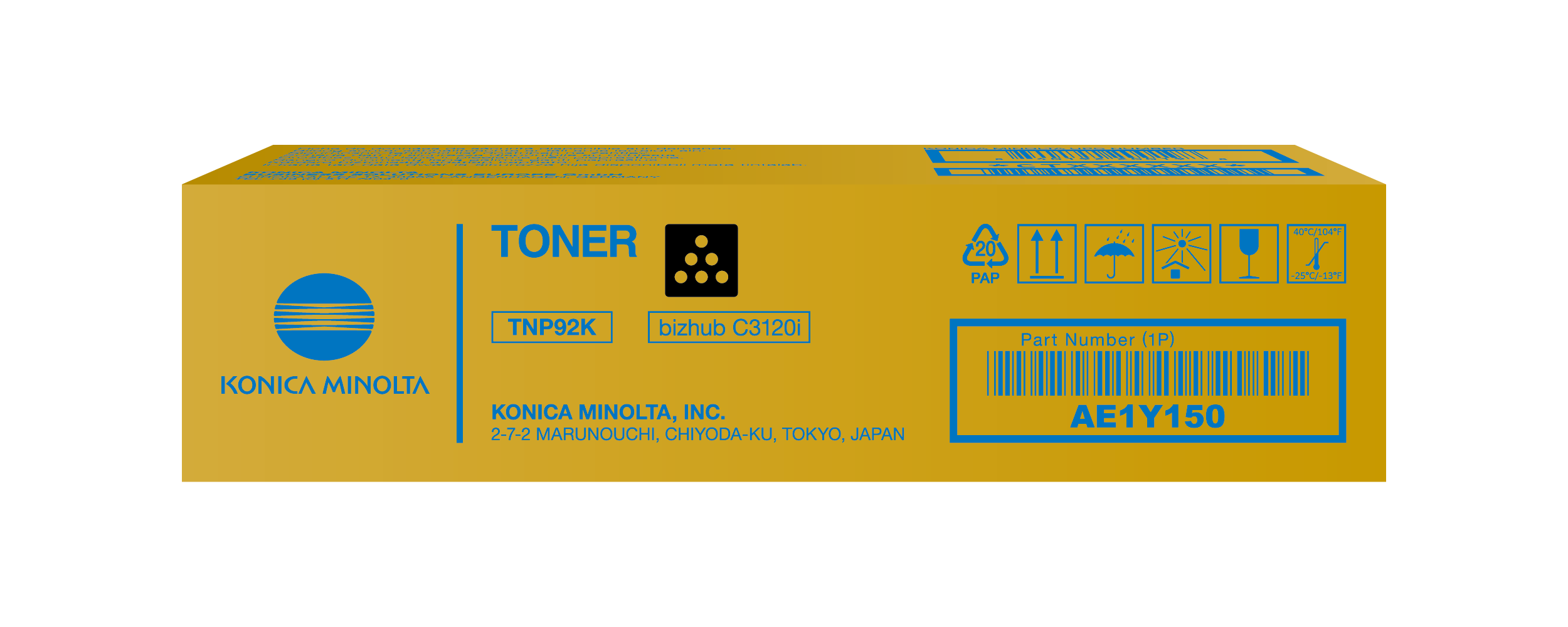 Toner Balck for bizhub C3120i - TNP92K